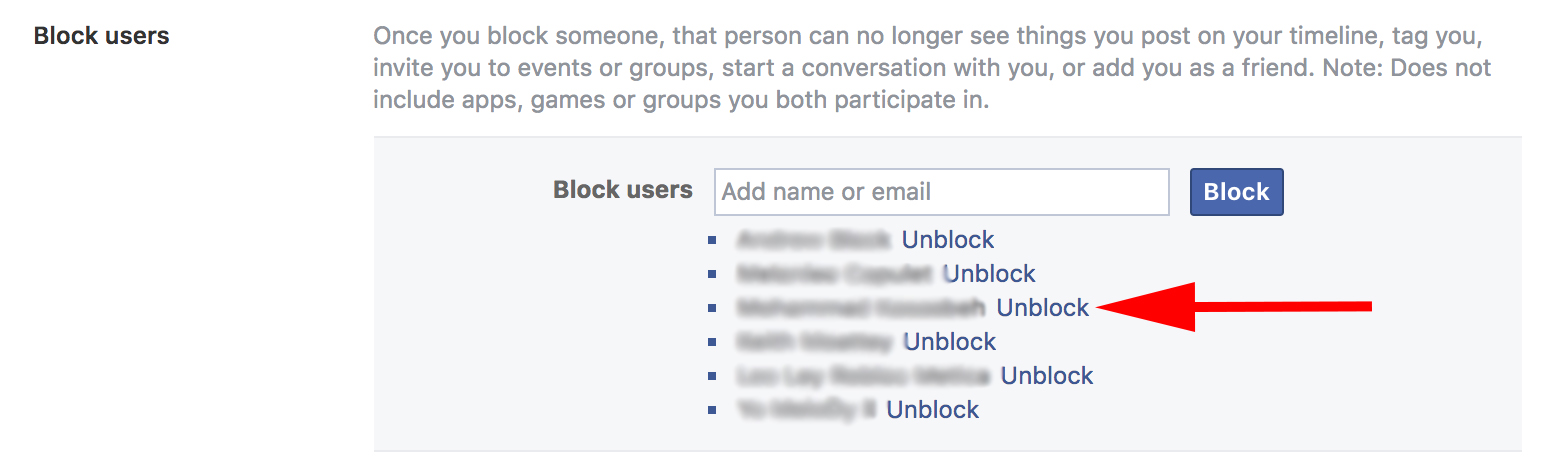 Someone blocked me on facebook how to be unblocked